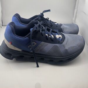 ON Running Cloudrunner Shale/Cobalt Men's Running Shoes Size M7